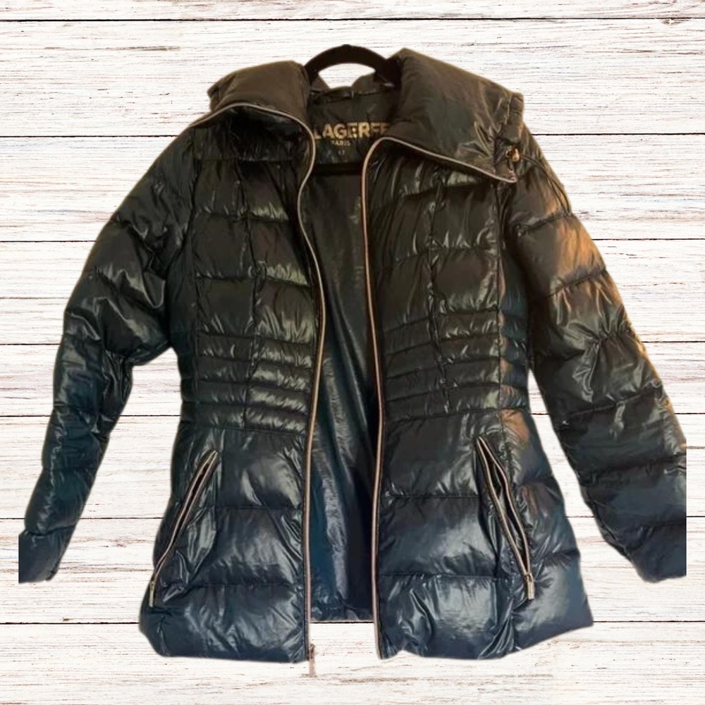 Karl Lagerfeld designer coat with bag